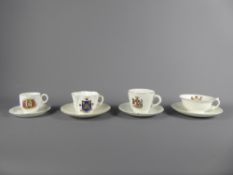 A Crested Ware Group, including Arcadian, Goss, Grafton, Shelly, Harman, E. Hughes, Ford and