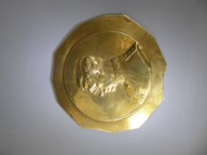 Pierre de Soete Belgian (1886-1948) Bronze Cast Medallion, depicting Prince Albert I of Belgium to