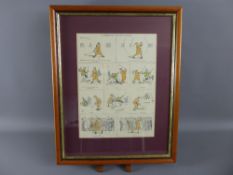 After Fougasse (Kenneth Bird 1887-1965) Humorous Golfing Print, entitled 'Corrective for Golf