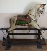 Frederick Henry Ayres, A Traditional Hand Crafted Rocking Horse, circa 1927/1929. The Dapple Grey
