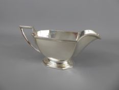 A Silver Sauce Boat, Birmingham hallmark dd 1936, mm BBS Ltd., (Barker Bros. Silver) approx 250