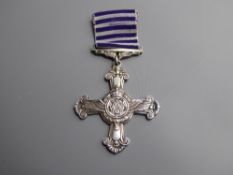 A WW I, 1918 Distinguished Flying Cross issued to Officers and Warrant Officers of the RAF for