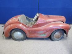 An Early Vintage Austin J40 Pedal Car, would benefit from restoration, serial number 16909.
