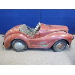 An Early Vintage Austin J40 Pedal Car, would benefit from restoration, serial number 16909.