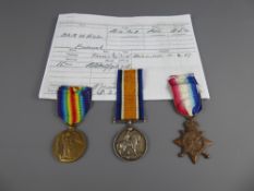 WWI Medals to Pte. F. Barwell R.A.M.C., service nr 1854, with M.I.C.