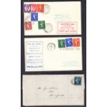 1957 Graphite set on Display FDC with Southampton 3 CDS.