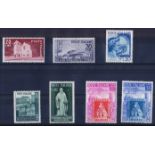 1949-51 Sassone 606, 613, 614, 617, 626 & 653-654, all U/M, fine.