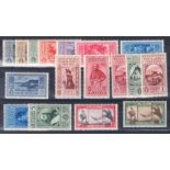 1932 Garibaldi set U/M (except 5l + 1l M/M).