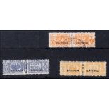 Parcel Post: 1927-37 30c & 1l U/M & 50c F/U.