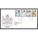 2002 Queen Mother Royal Mail FDC with Windsor Castle CDS. Printed address label, fine.