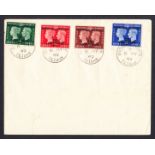 1940 Centenary: Morocco Agencies (Spanish) set of 4 on FDC with British Post Office Tetuan CDS.