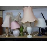 9 TABLE LAMPS