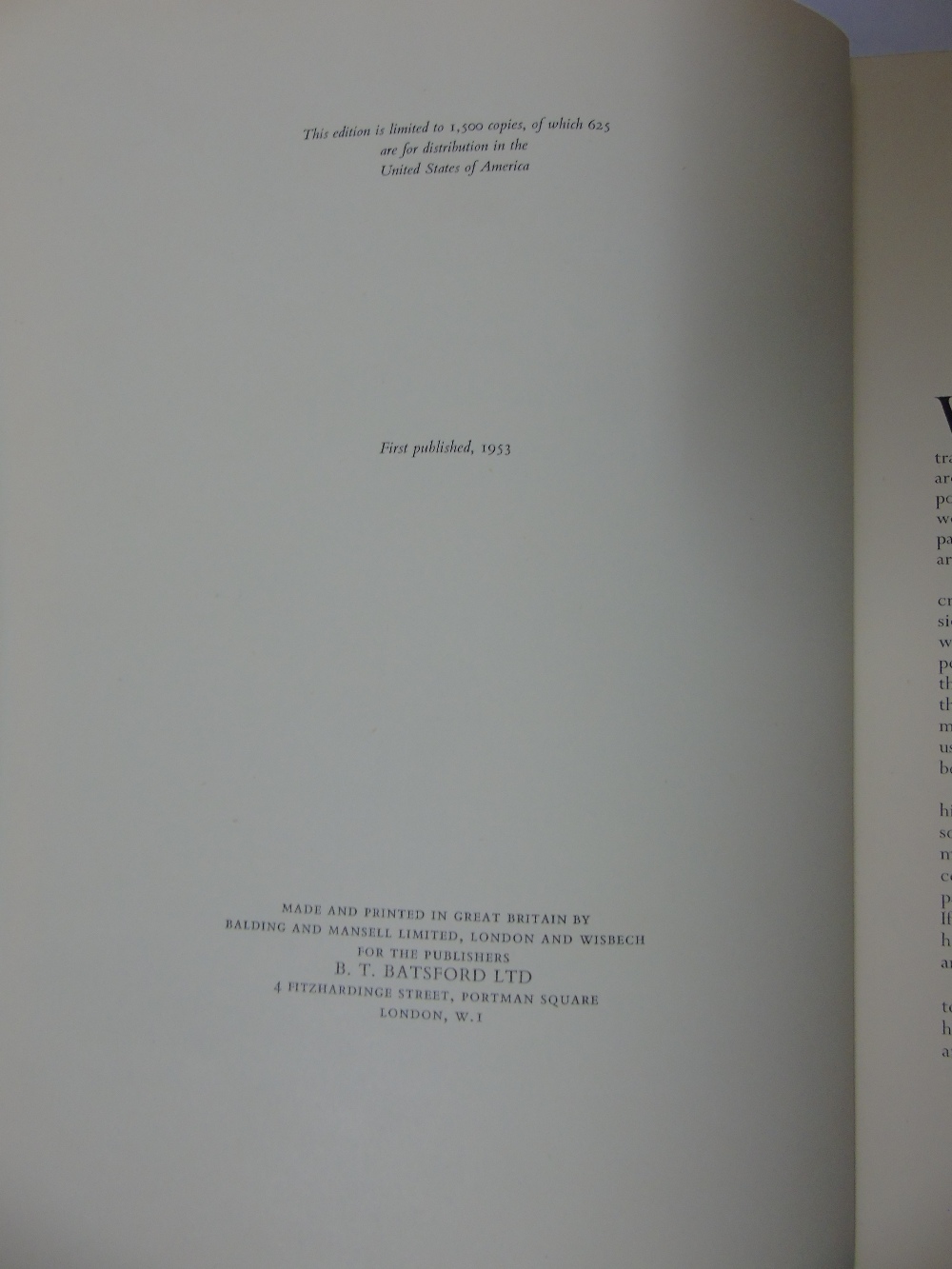 'WEDGWOOD' BY WOLF MANKOWITZ, 1953 LTD EDITION 625/1500 + 2 OTHER BOOKS REGARDING WEDGWOOD - Image 2 of 2