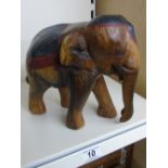 CARVED ELEPHANT FIGURE