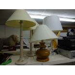 4 TABLE LAMPS