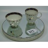 ROYAL WORCESTER 1ST PERIOD (1783-1792) CUP & BOWL