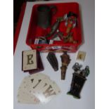 BOX OF BAR ITEMS & LEXICON GAME