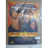 JAMES BOND 007, TOMORROW NEVER DIES, ORIGINAL PROMOTIONAL POSTER