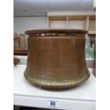 LARGE COPPER JARDINIERE