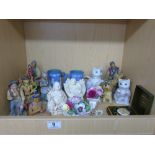 QUANTITY OF CERAMICS INCLUDING BUDDAH