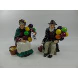 ROYAL DOULTON, THE BALLOON SELLER HN1315 + LEONARDO PIECE