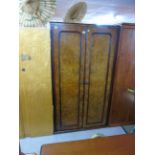 ART DECO WALNUT 2 DOOR WARDROBE