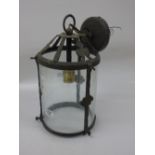 METAL & GLASS LANTERN