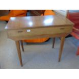 MID CENTURY BUFFET TABLE WITH DRAWER