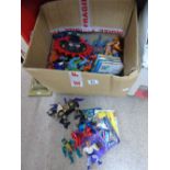 MASTERS OF THE UNIVERSE VINTAGE ITEMS APPROX 20 FI