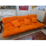 LIGNE ROSET SOFA, 2 CHAIRS & FOOTSTOOL