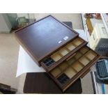 COLLECTORS BOX WITH 2 DRAWERS