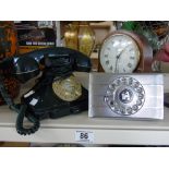 RETRO COMITTI CLOCK, TELEPHONE & INDEX ADDRESS BOOK