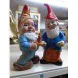 2 GARDEN GNOMES