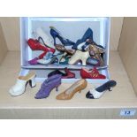 COLLECTION OF CERAMIC SHOES