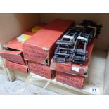 QUANTITY OF HORNBY 0 GAUGE TRACK IN ORIGINAL BOXES