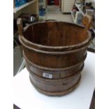 LARGE WOODEN BUCKET