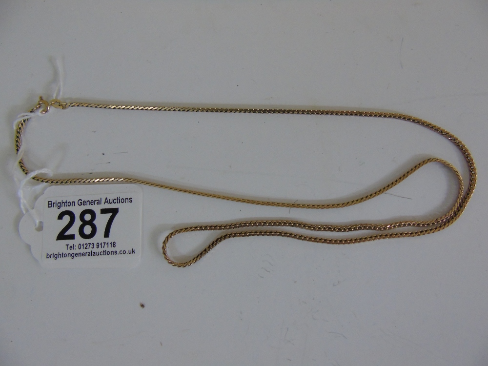 750 GOLD NECKLACE 24" 11.51 GRAMS