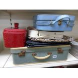 ASSORTED VANITY & SUITCASES