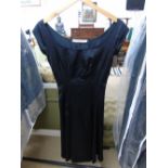 VINTAGE KATHERINE HAMNETT BLACK DRESS CIRCA 1990s, SIZE 8