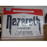 ORIGINAL NAZARETH, EXPECT NO MERCY, PROMOTIONAL TOUR POSTER 1970s