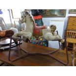 1940/50S MOBO SPRUNG HORSE ON STAND