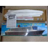 BOXED REVELL OCEAN LINER QUEEN ELIZABETH 2 MODEL