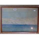 SEA SCAPE SIGNED CLEM LAMBERT