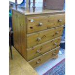 PINE CHEST OF 4 DRAWERS