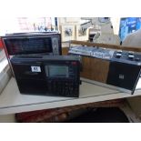 3 RADIOS, REALISTIC DX 392, HMV & INTERCEPTOR