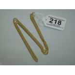 18 CT GOLD NECKLACE 12 GRAMS
