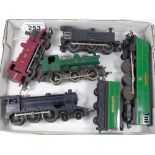 5 TRI-ANG TRAIN ENGINES + 1 HORNBY