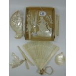 QUANTITY OF MOTHER OF PEARL & BONE ITEMS