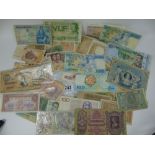 QUANTITY OF FOREIGN & BRITISH BANK NOTES
