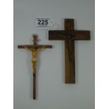 2 CRUCIFIX, 1 MARKED JERUSALEM